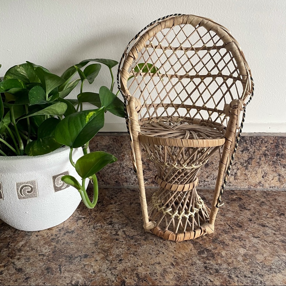 Vintage Mini Peacock Chair